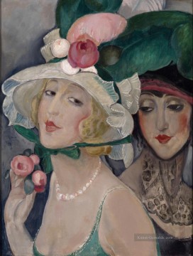 zwei kokotten hüten lili freund Ölbilder verkaufen - Zwei Cocottes mit Hüten Lili und Freund Gerda Wegener